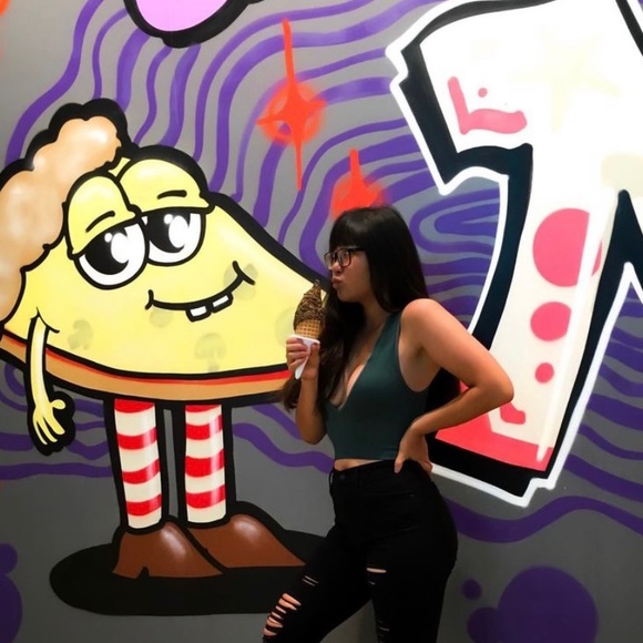 Out From Under Teal Deep V Top - Picture 5 of 5